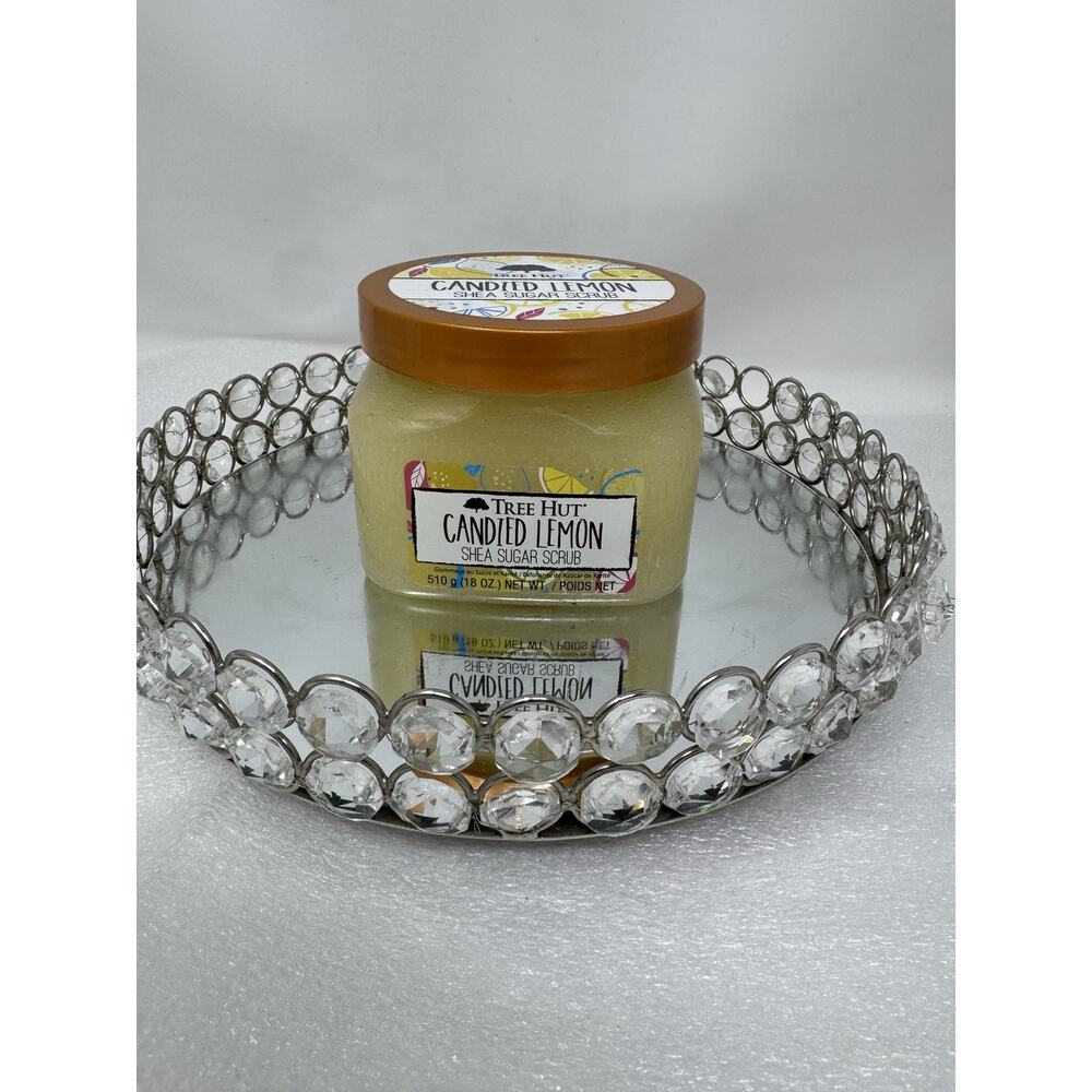 Tree Hut Shea Sugar Scrub, Candied Lemon, 18 Oz HTF